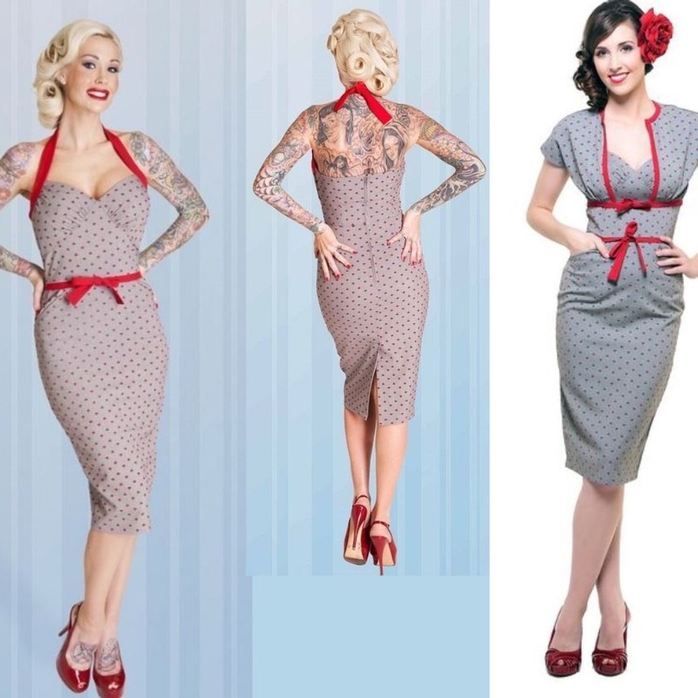 Bettie Page by Tatyana Anchor Dress and Shrug